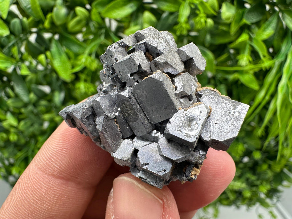 Aesthetic Natural shiny Galena whit Siderite and Quartz from 9 th September mine,Bulgaria,collection specimen,rare galena,Galena cluster