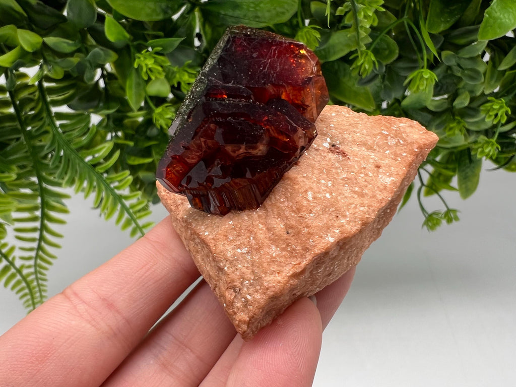 Orange-Brown Arcanite Mineral Specimen, Santa Ana Tin Mine