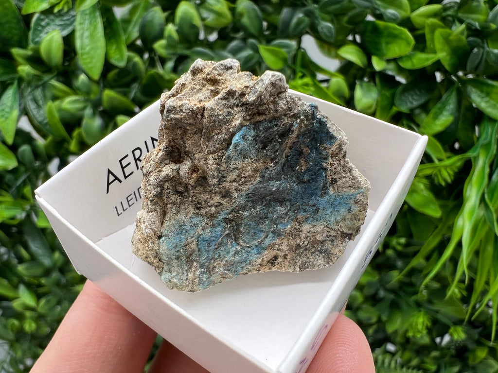 Rare Raw Aerinite Mineral Specimen: Collection Crystal from Lleida, Spain (3.5/3 CM)