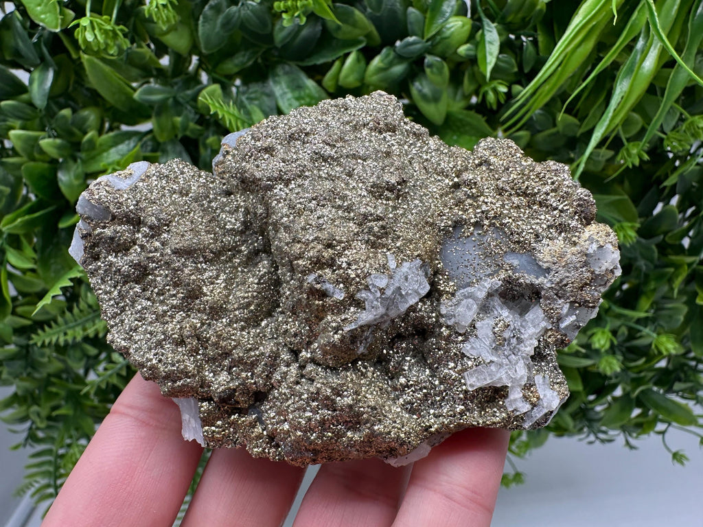 Marcasite Cluster on Chalcedony, Bulgaria Mineral Specimen