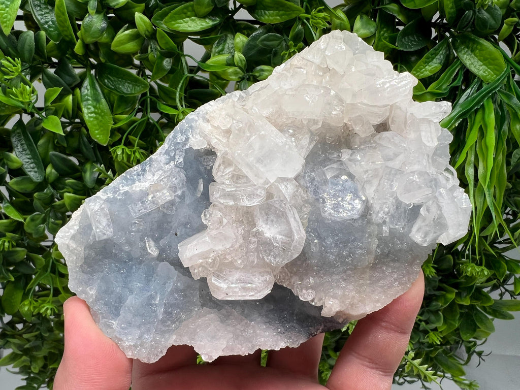 STUNNING Transparent Apophyllite on Chalcedony,natural, collection minerals specimen,India Minerals,Crystal, Stone Mineral Specimens India