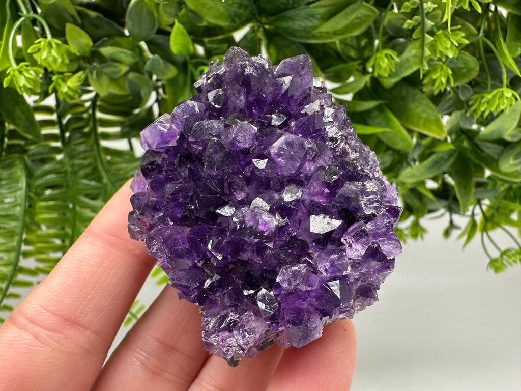Uruguay Amethyst Crystal: Purple Quartz Home Decor, Energy Stone