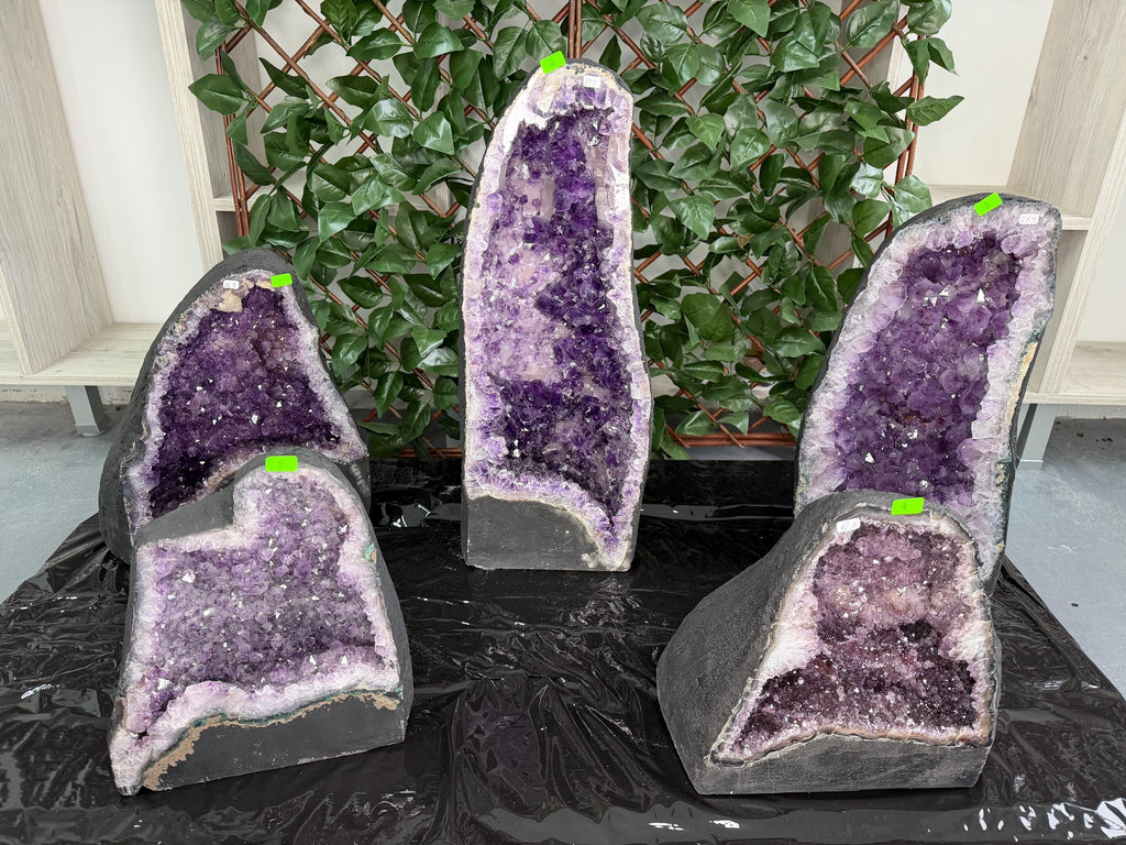 Large Amethyst Geode, Brazil Mineral Specimen, Purple Quartz