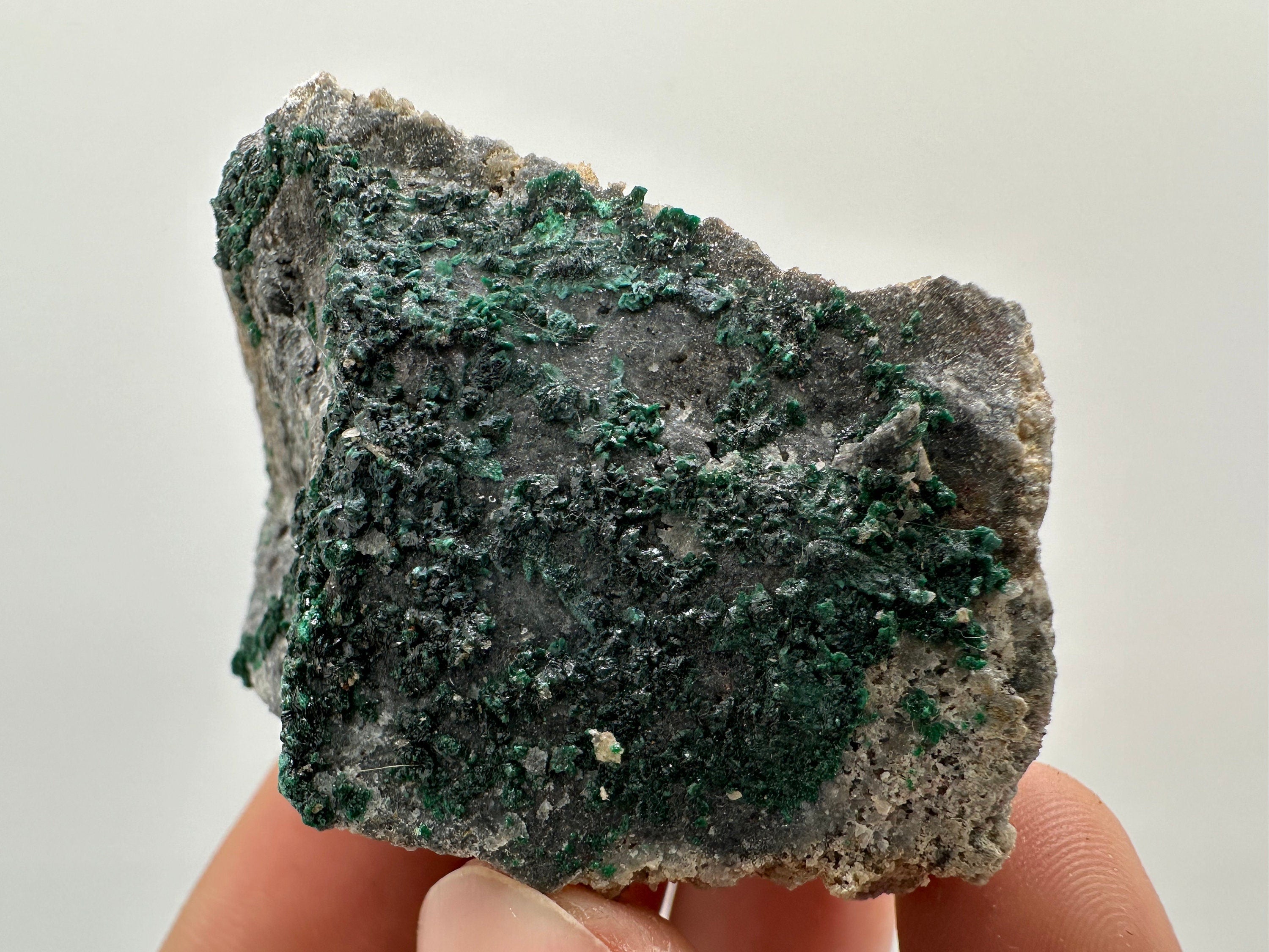 Green Malachite Crystal, Congo Mineral Specimen