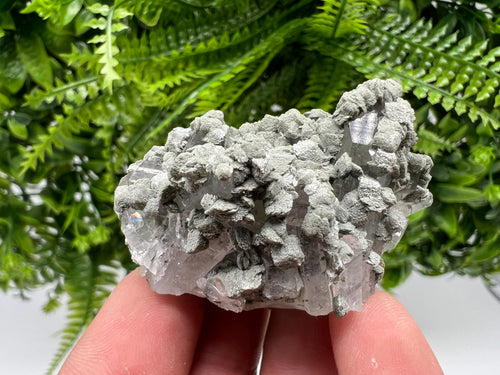 Calcite Quartz on Chlorite Matrix, Borieva Mine Mineral Specimen
