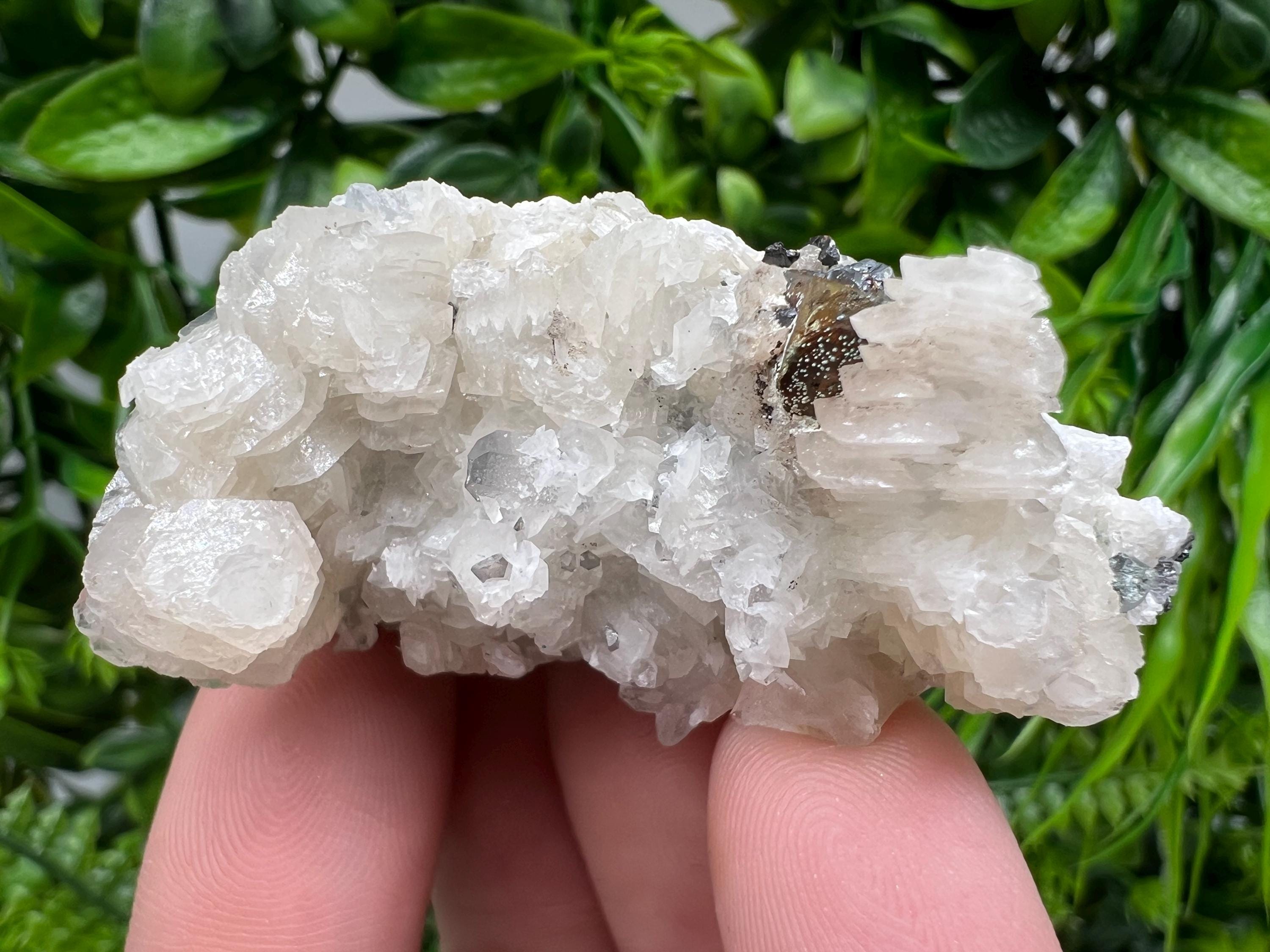Calcite on Quartz Specimen, Borieva Mine, Madan Bulgaria