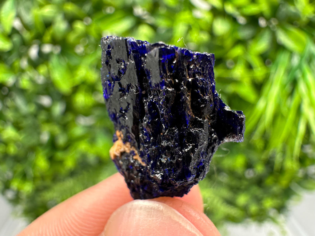 Crystallized Azurite-Kerrouchen,Morocco-Blue Azurite Specimen-High Quality Blue Azurite-Azurite Mineral Specimen, gemmy,lustrous of Azurite