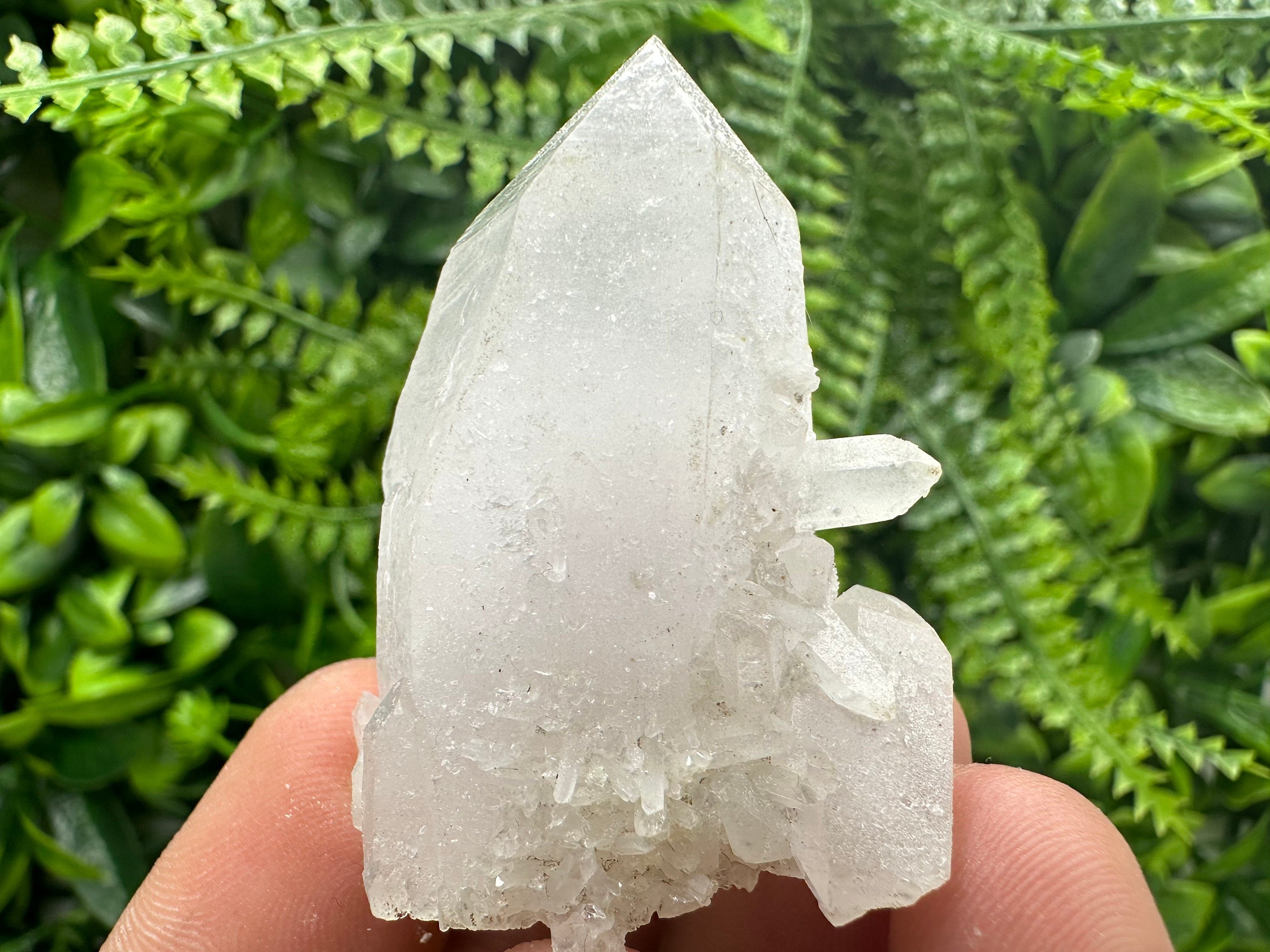 Transparent Quartz Cluster: Krushev Dol Mine, Bulgaria