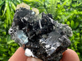 Sphalerite Galena Calcite Cluster, Borieva Mine Mineral Specimen