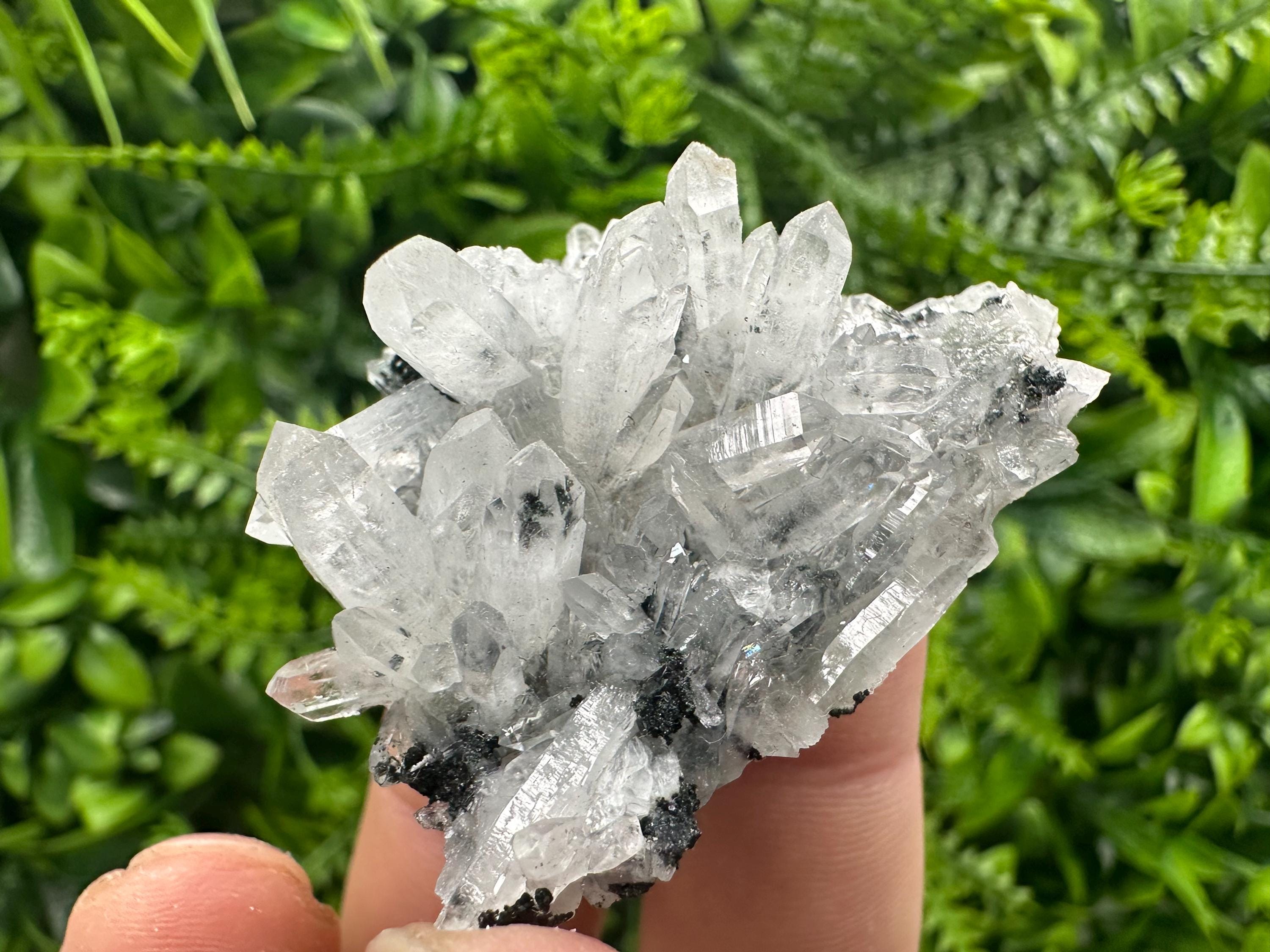 Transparent Quartz Cluster, Borieva Mine, Rare Crystal Specimen