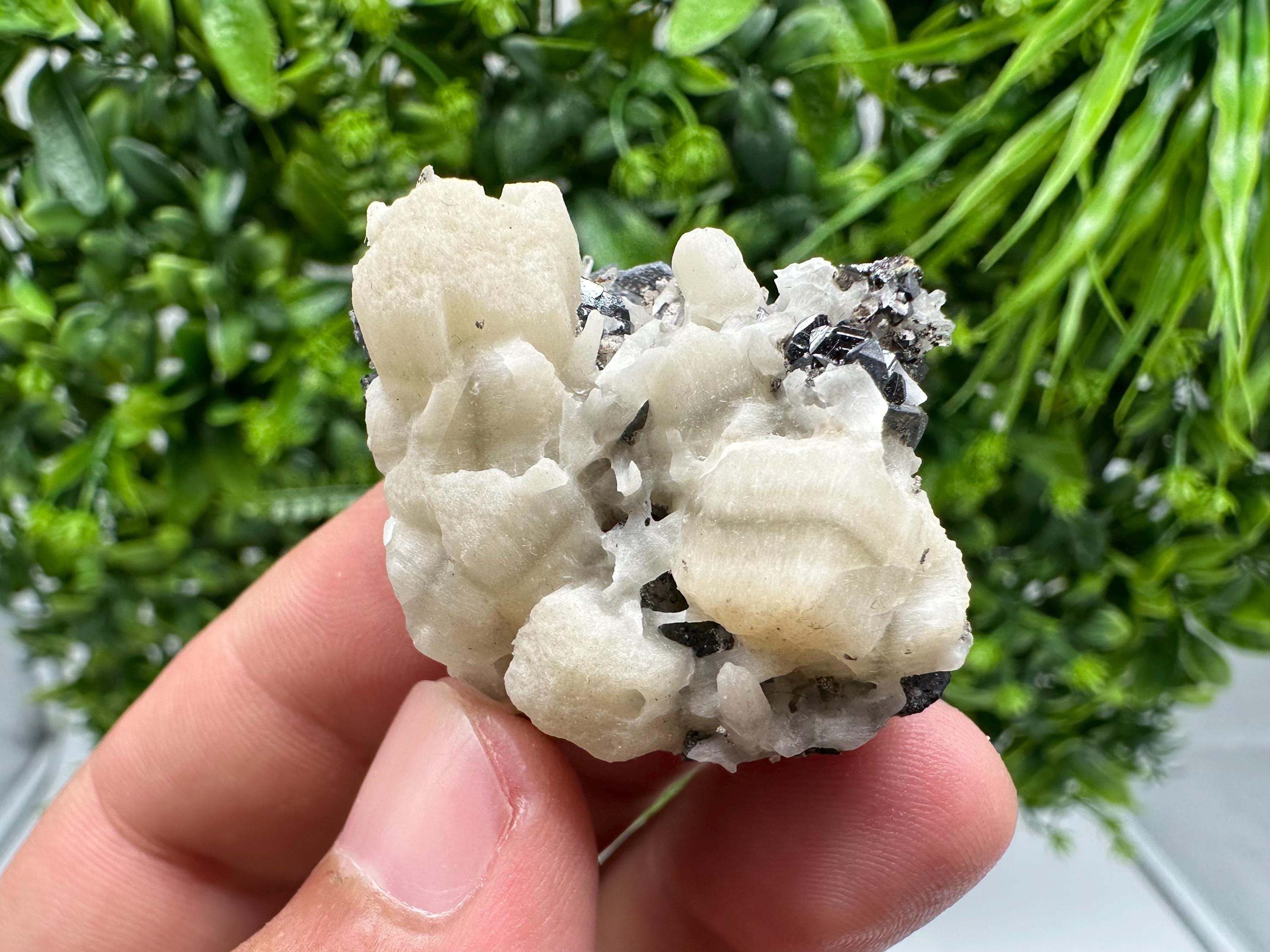 Natural Calcite Mineral Specimen: Bulgarian Home Decor Stone