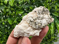 Chalcopyrite on Mangano Calcite: Rare Crystal Mineral Specimen, Bulgaria