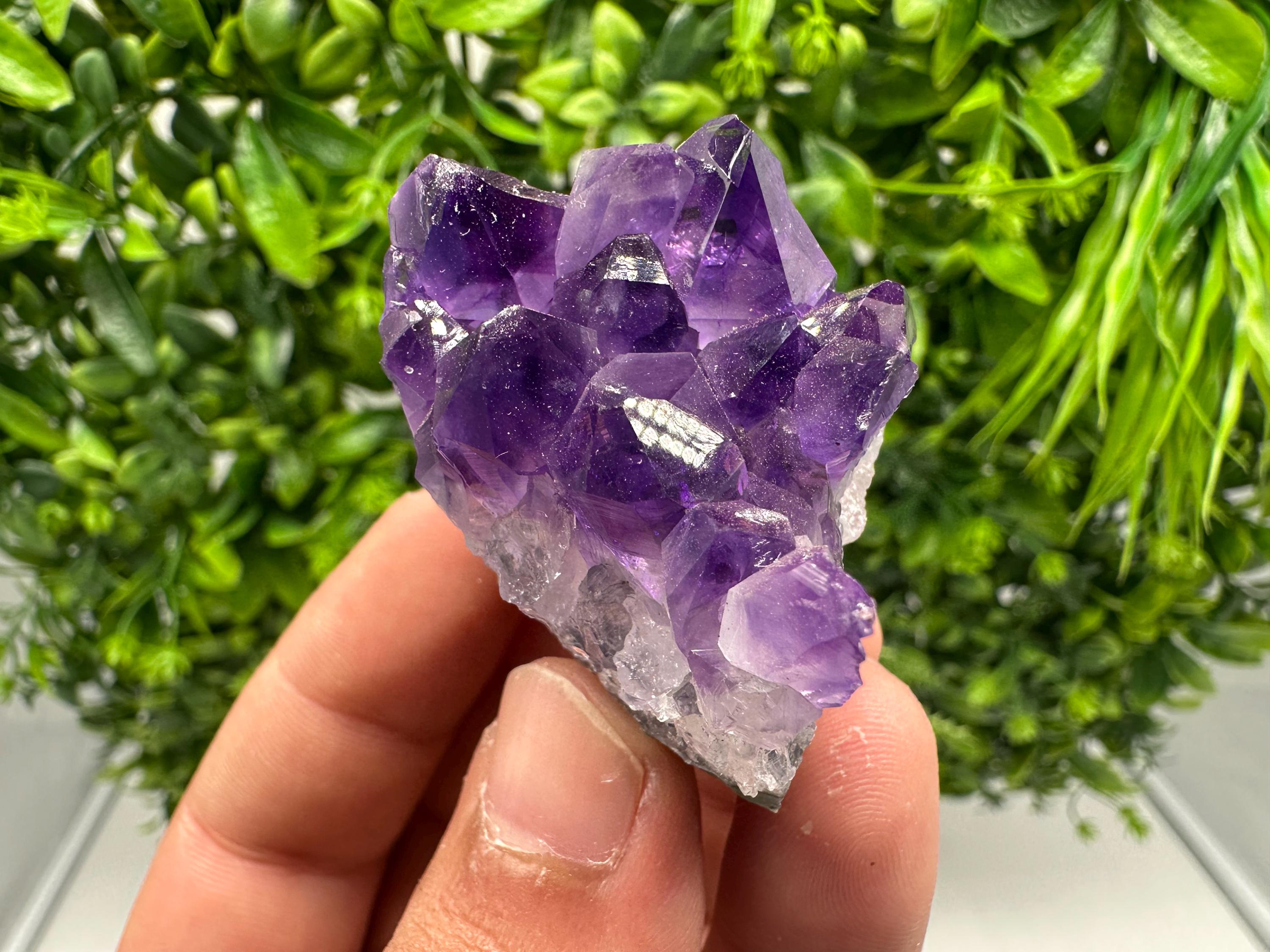 Uruguay Amethyst Cluster, Purple Quartz Crystal, Home Decor