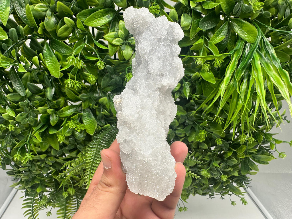 Chlorite Included Quartz Chalcedony Mineral Specimen, Bulgaria