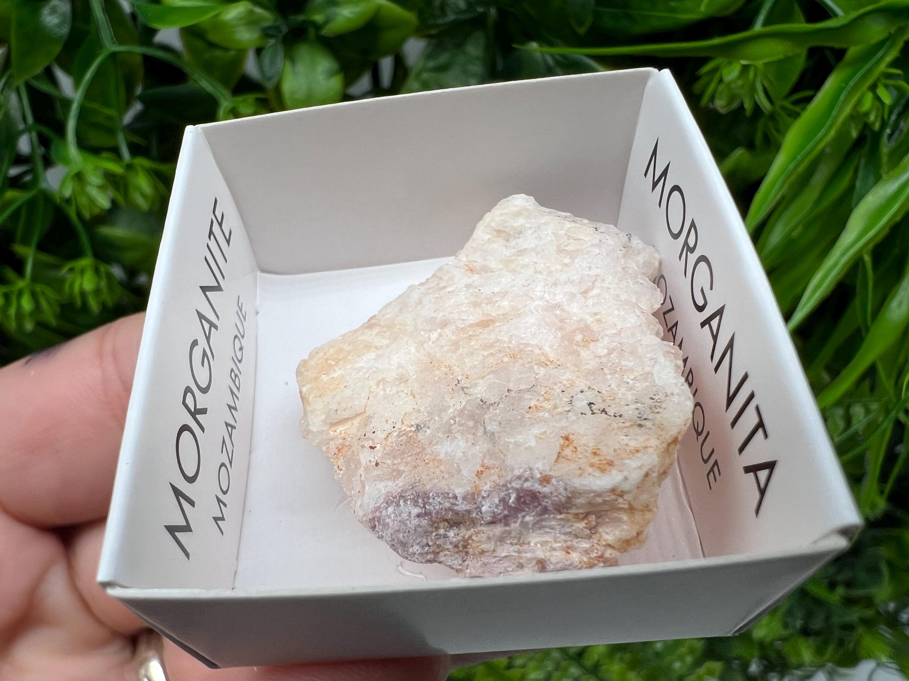 Raw Morganite Mineral Specimen, Mozambique Crystal, Home Decor
