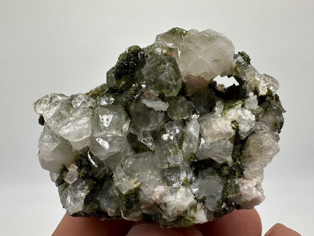 Rainbow Epidote with Quartz, Hakkari Turkey Mineral Specimen