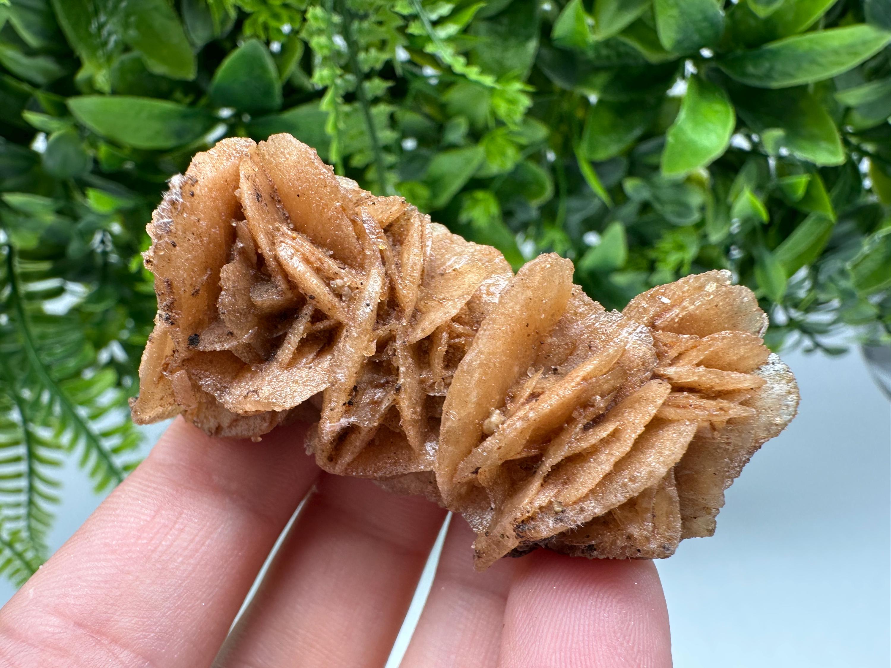 Natural Desert Rose Crystal - Root Chakra Healing Selenite Brown Stone - Vitality & Creativity Boost - Spiritual Gift for Home Decor,mineral