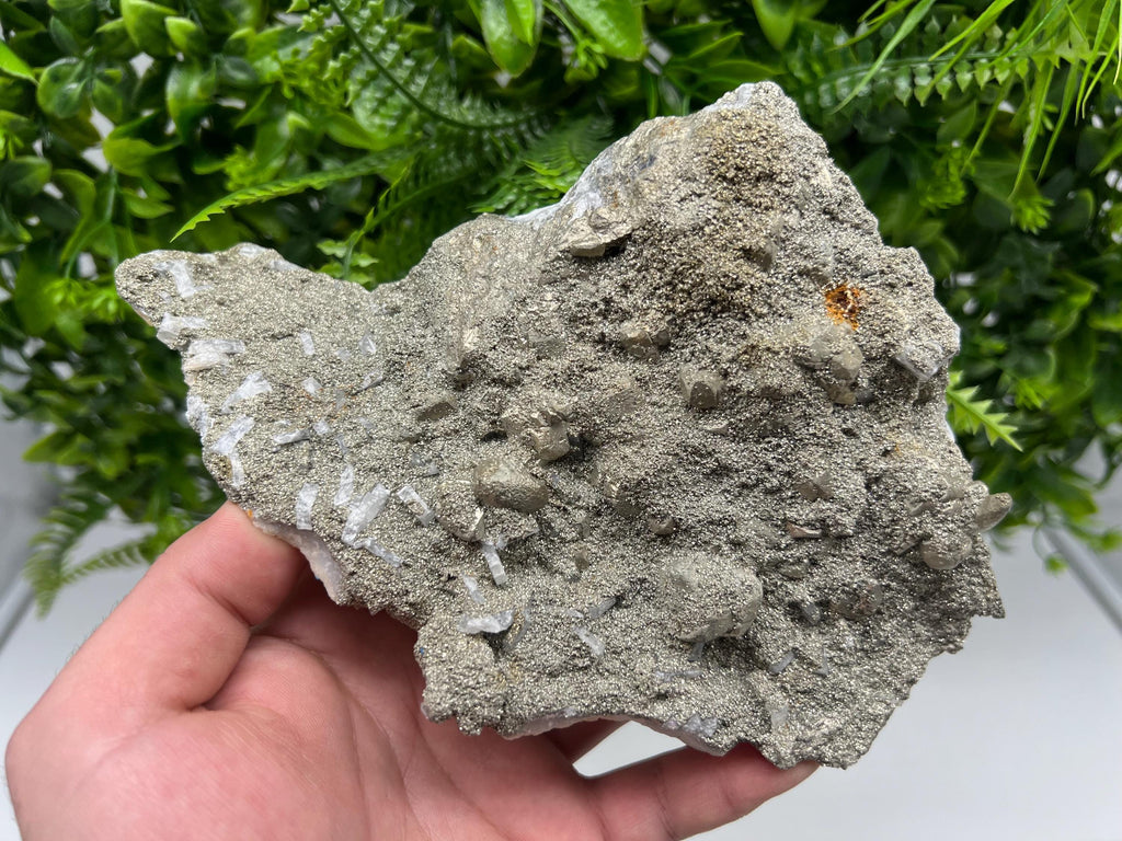 Barite Marcasite Cluster on Chalcedony - Androvo Mine, Bulgaria
