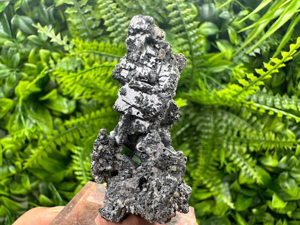 Rare Skeletal Galena Cluster, Bulgaria Mineral Specimen