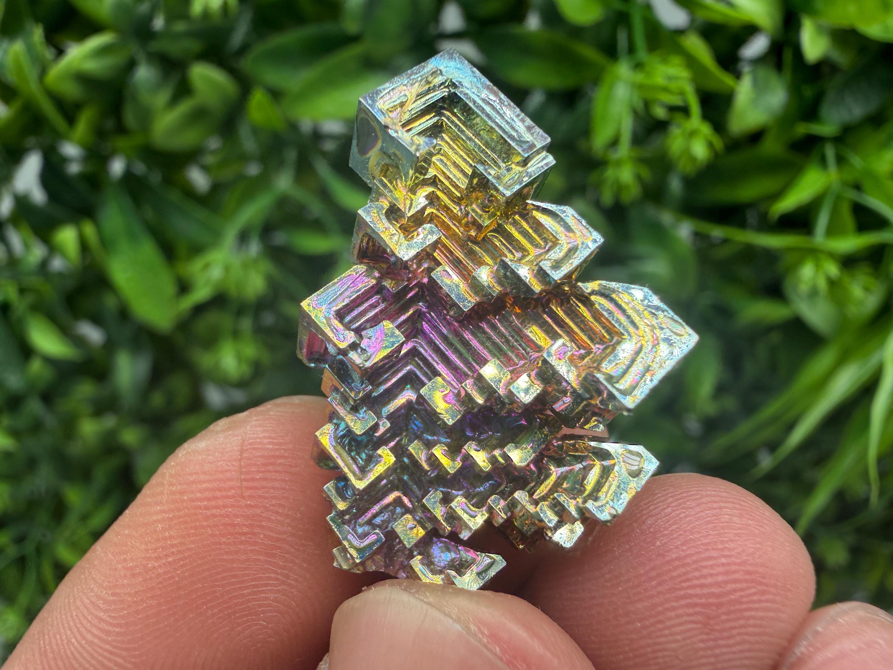 Rainbow Bismuth Crystal: Rare Gemstone Specimen,wholesale Bismuth