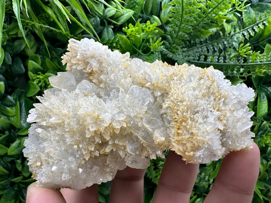 Quartz with Limonite, Iron Oxide Mineral Specimen