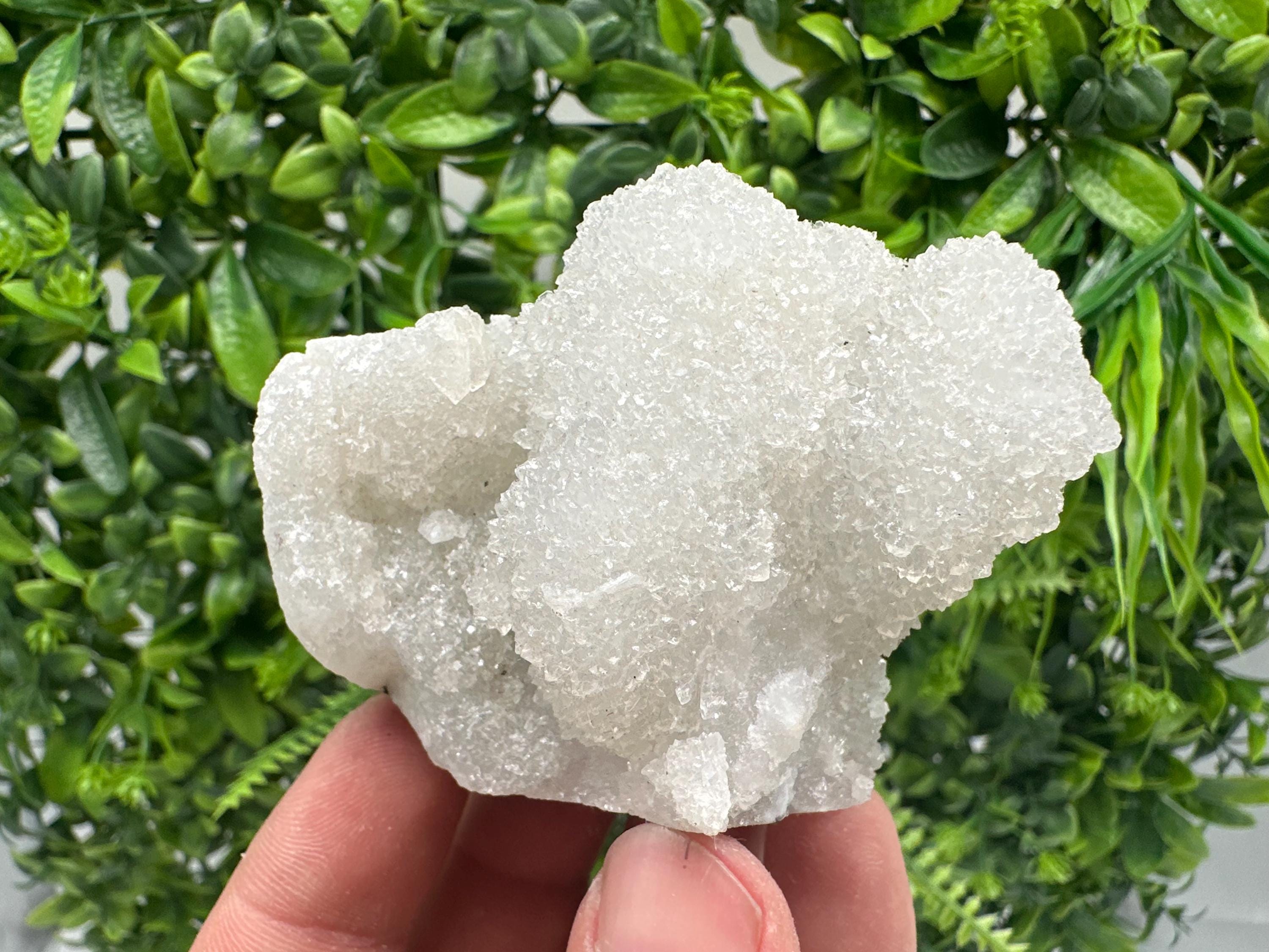 Natural Chalcedony Specimen, India Crystals, Home Decor