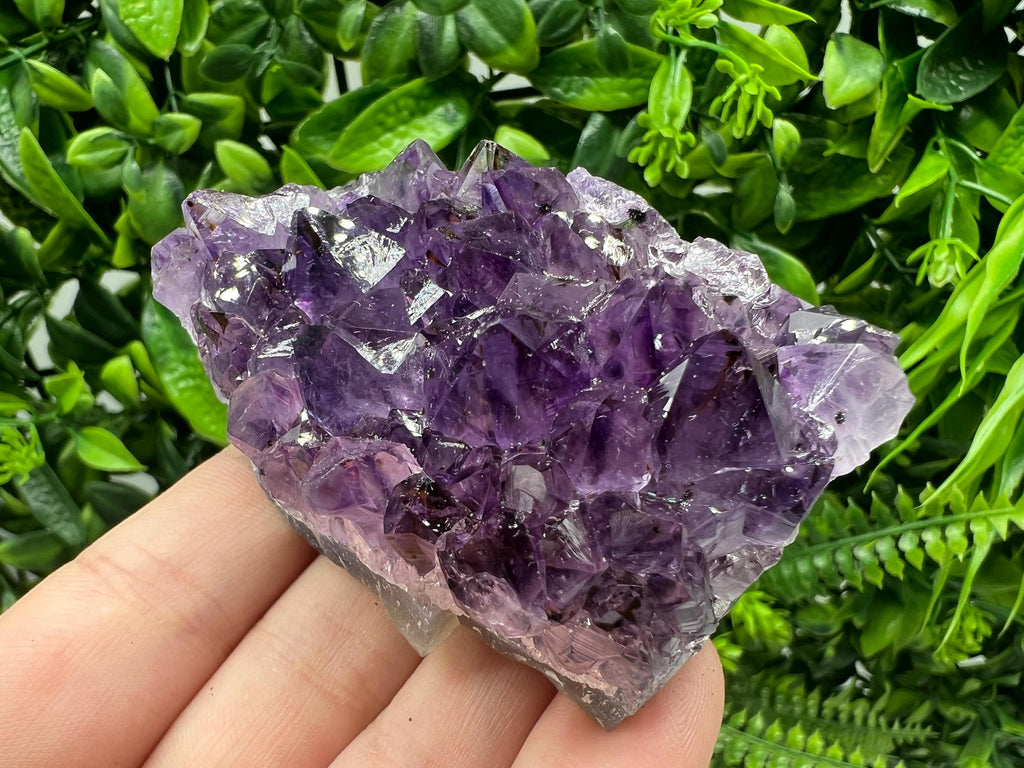 Uruguay Amethyst Crystal: Purple Quartz Home Decor, Energy Stone