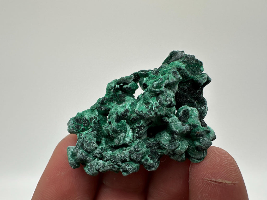 Polished Green Malachite Crystal, Congo Mineral Specimen