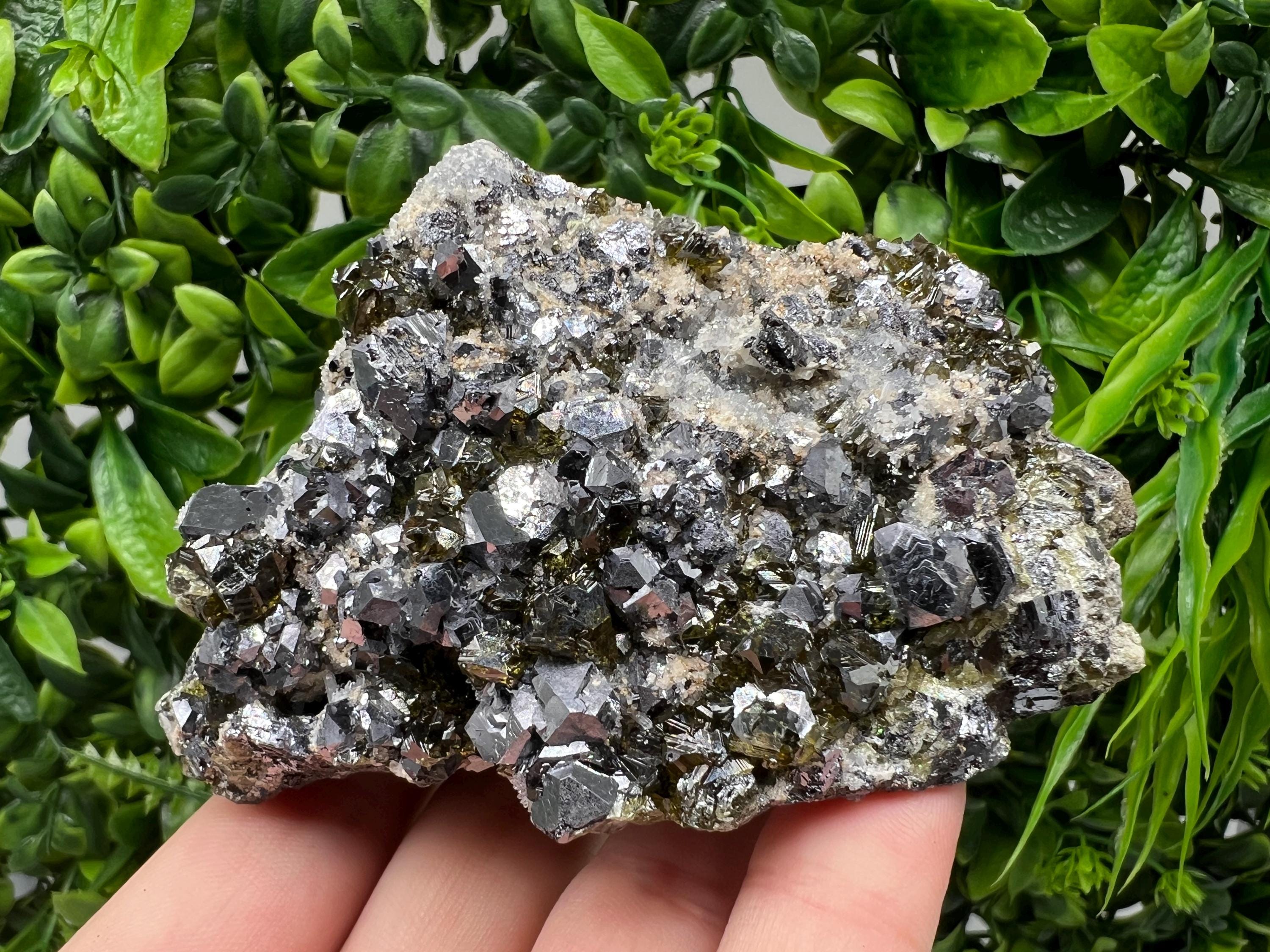 Galena Sphalerite Pyrite Mineral Specimen, Krushev dol Mine, Bulgaria