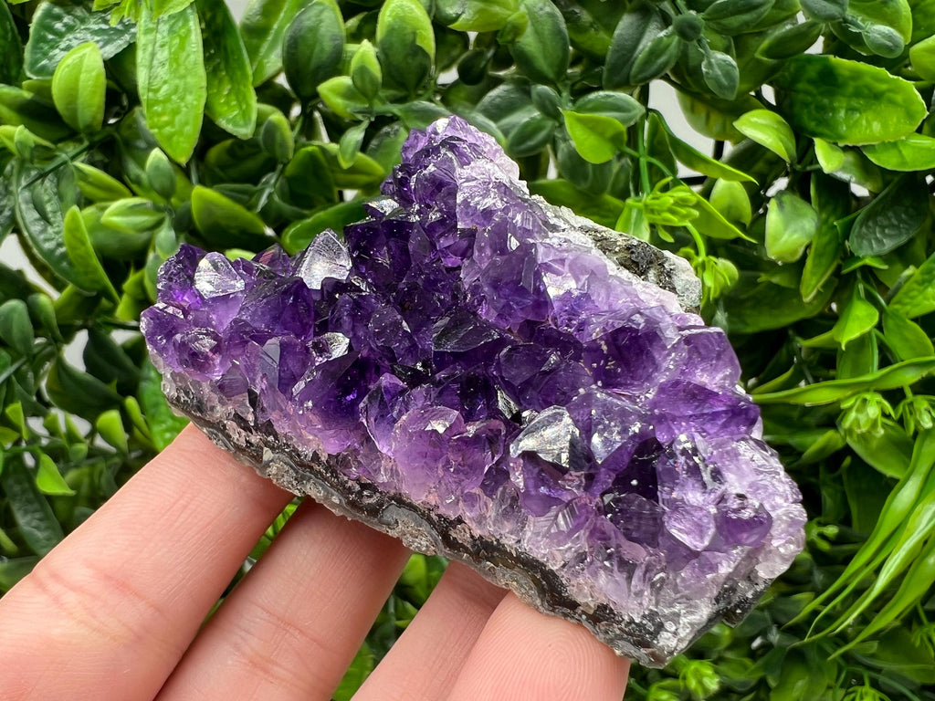 Uruguay Amethyst Crystal: Purple Quartz Home Decor, Energy Stone