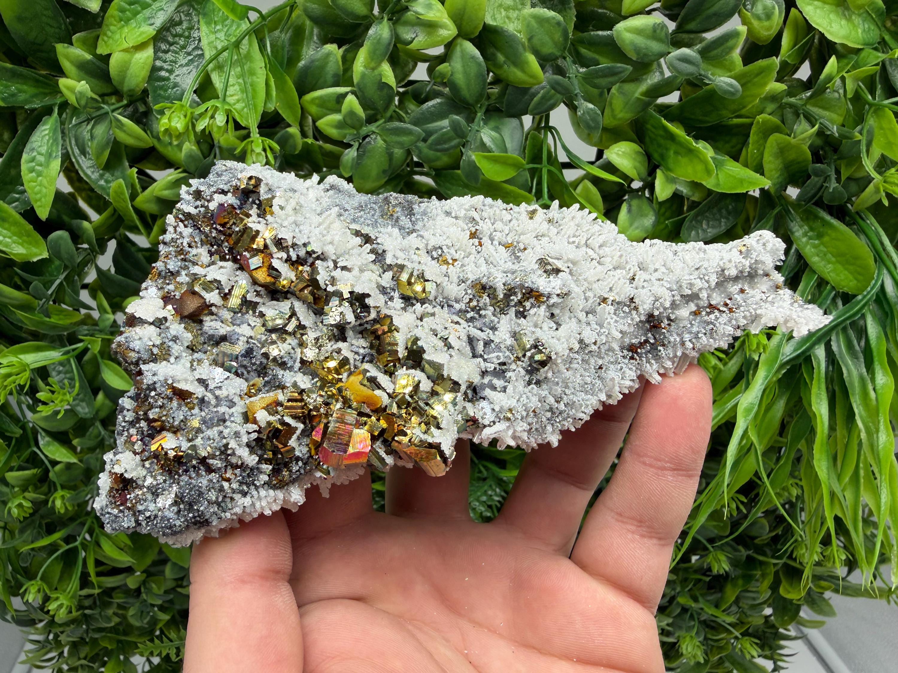 Pyrite Sphalerite Quartz  Mineral Specimen, Krushev dol Mine