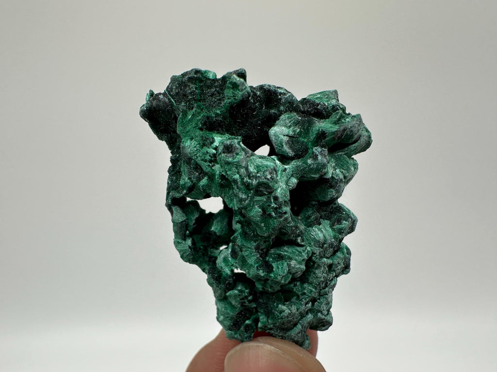 Polished Green Malachite Crystal, Congo Mineral Specimen