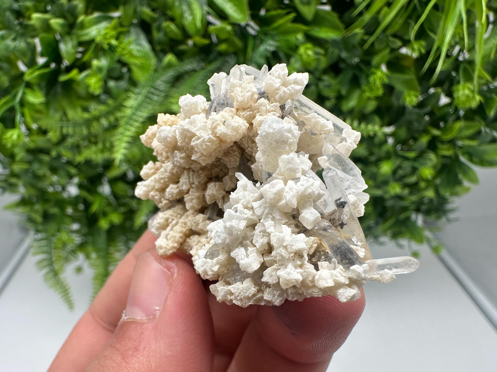 Quartz Calcite Chalcopyrite Specimen: Krushev Dol Mine, Bulgaria