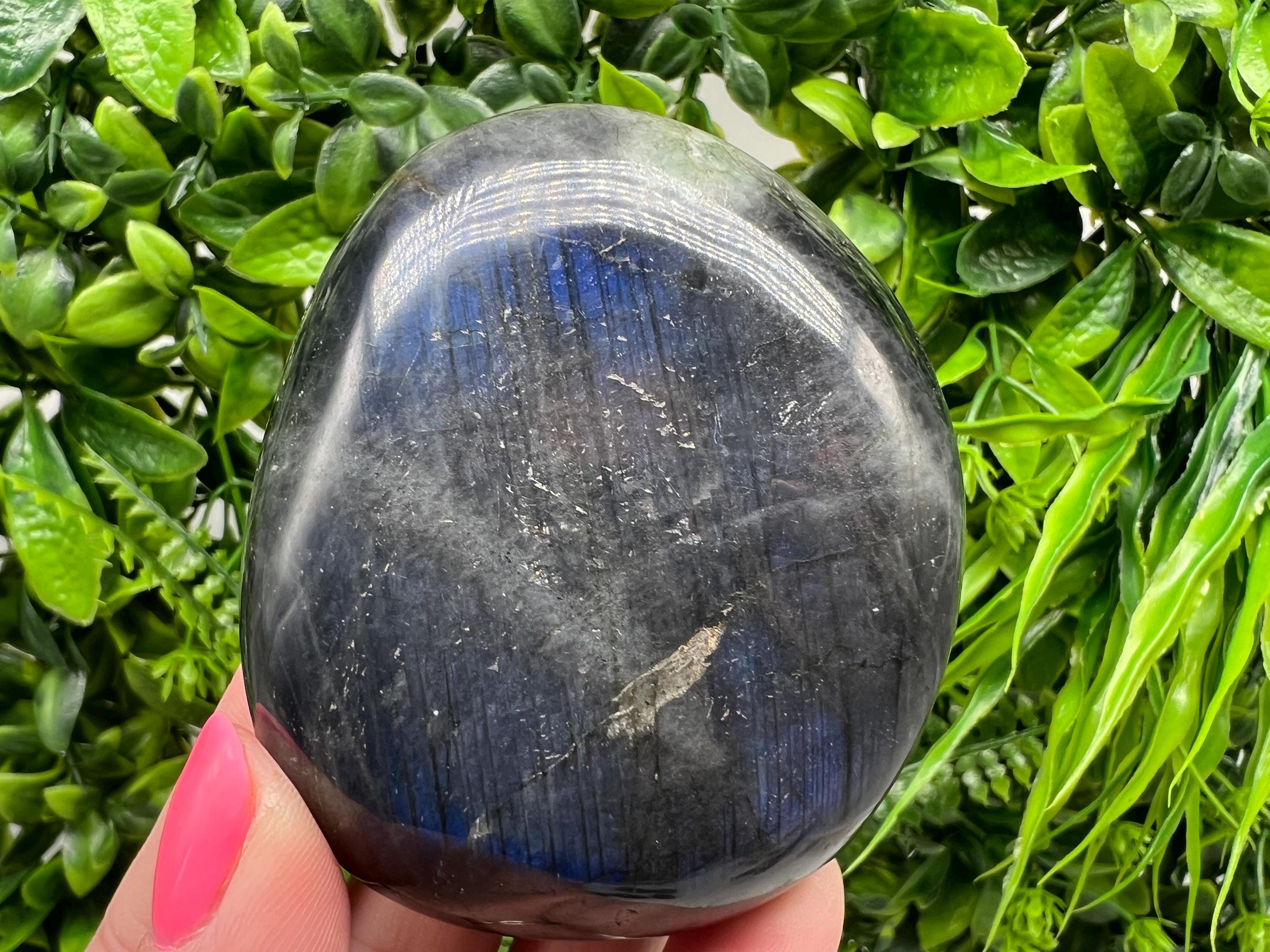 Polished Labradorite Crystal Decor Slab: Multifire Rainbow Stone