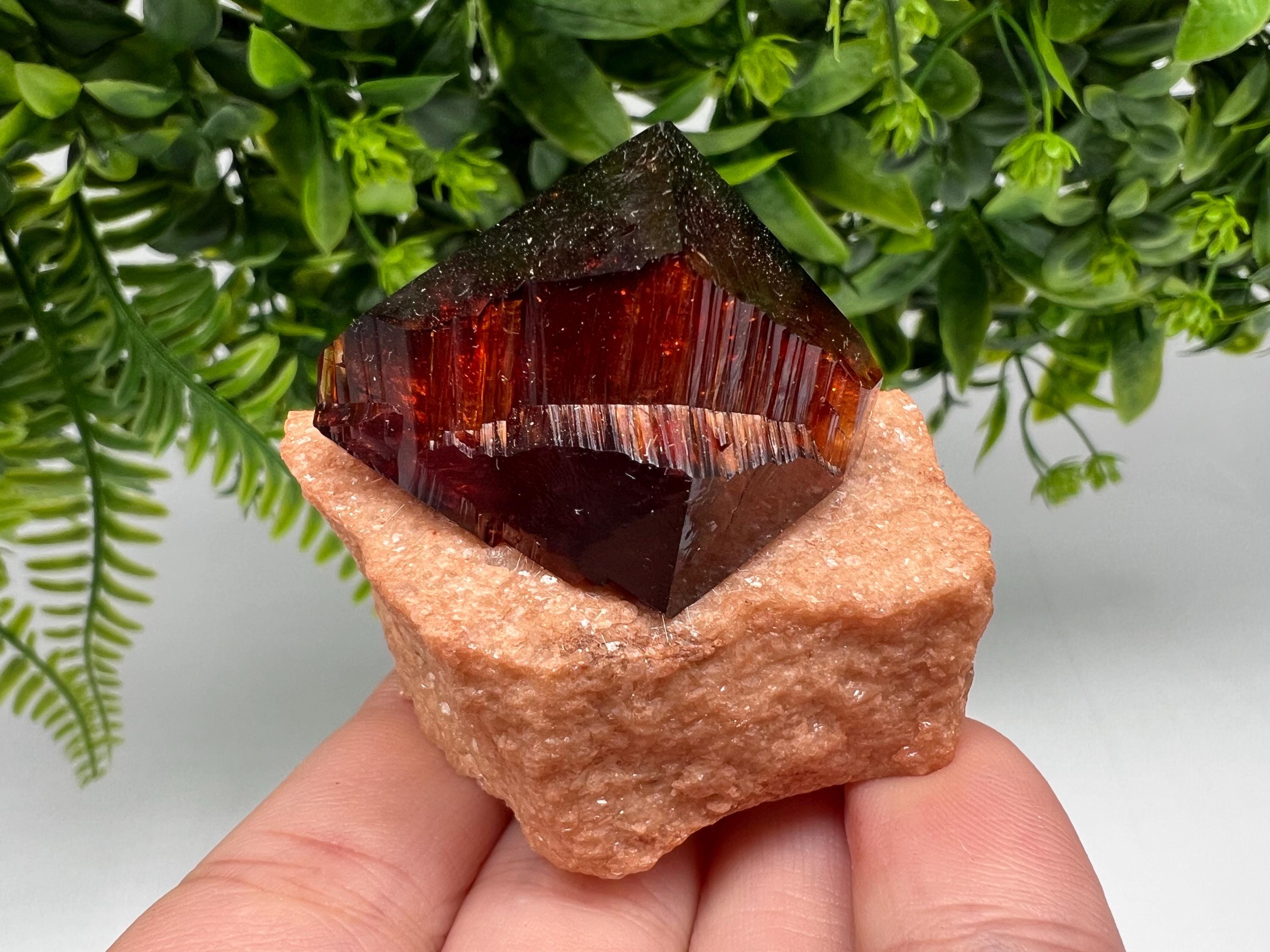 Orange-Brown Arcanite Mineral Specimen, Santa Ana Tin Mine