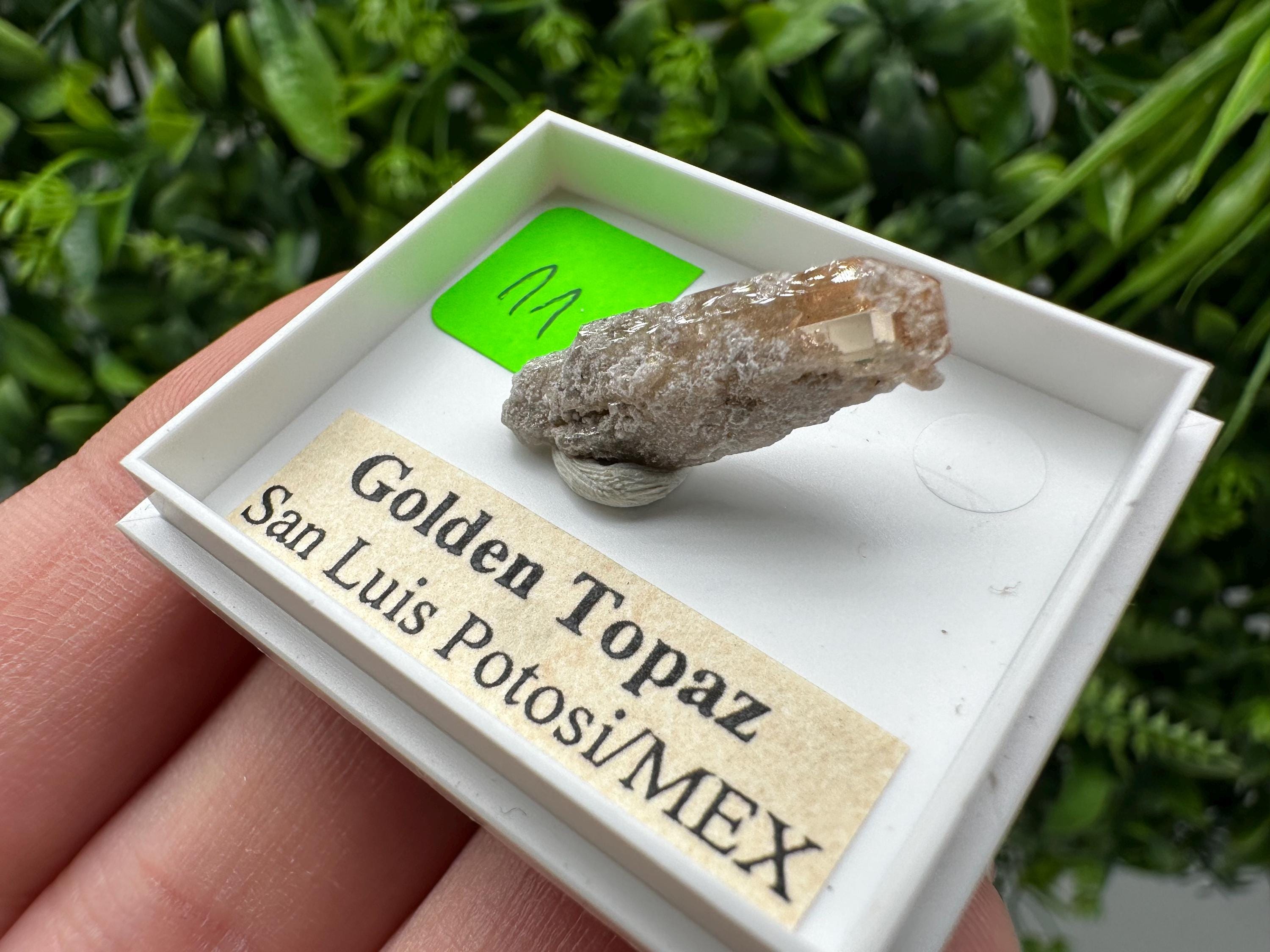 Golden Topaz Crystal, Mineral Specimen from Mexico