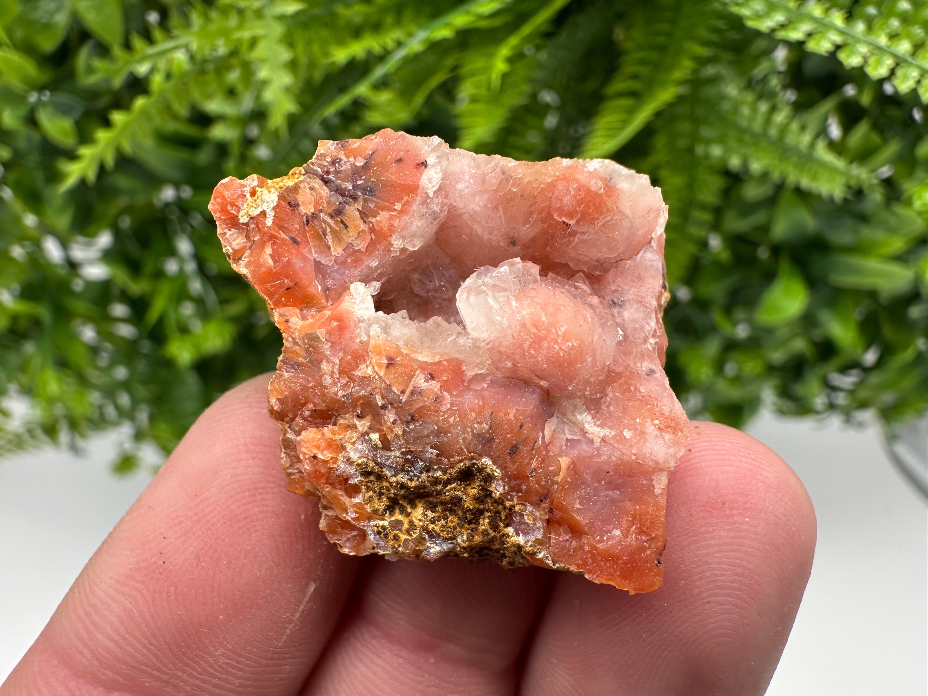 Moroccan Red Chalcedony Crystal, Mineral Specimen, Souvenir Gift
