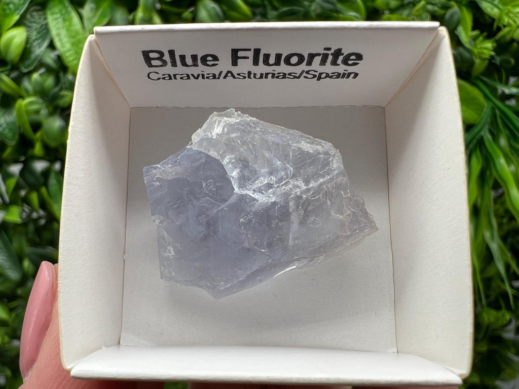 Blue Fluorite Mineral Specimen: Spanish Crystal Collection (3/3 cm