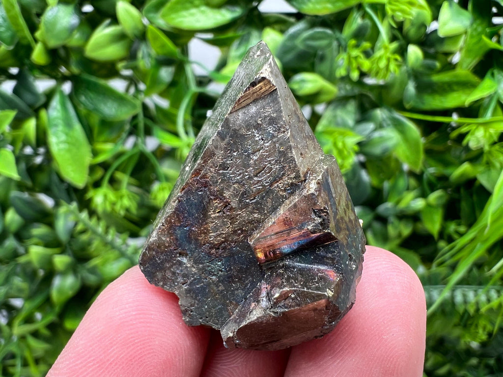 Rare Rainbow Pyrite Cluster: Borieva Mine, Bulgaria