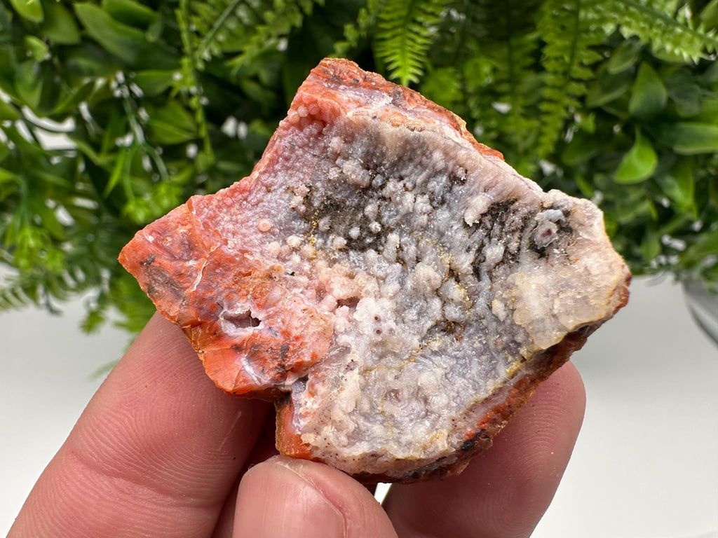 Red Chalcedony Crystal, Morocco Mineral Specimen, Souvenir Gift