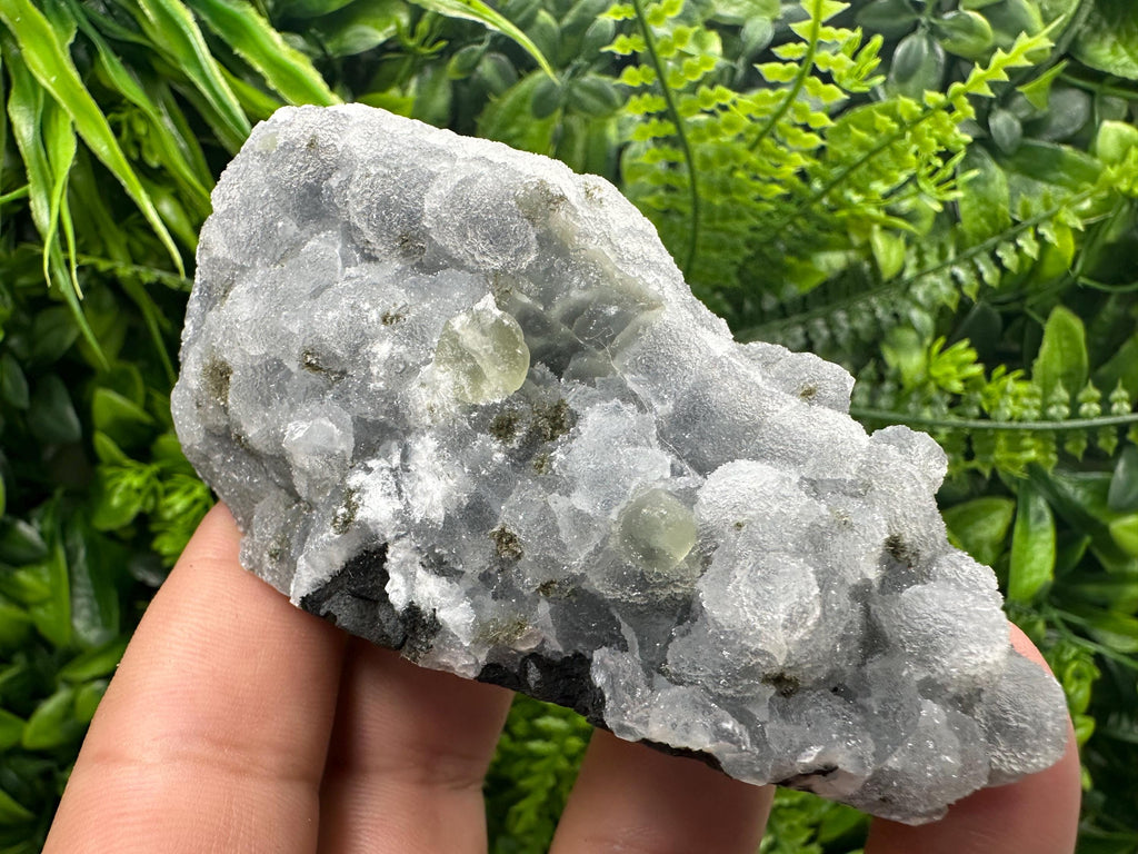 Natural Chalcedony Specimen: India Crystal Mineral, Home Decor