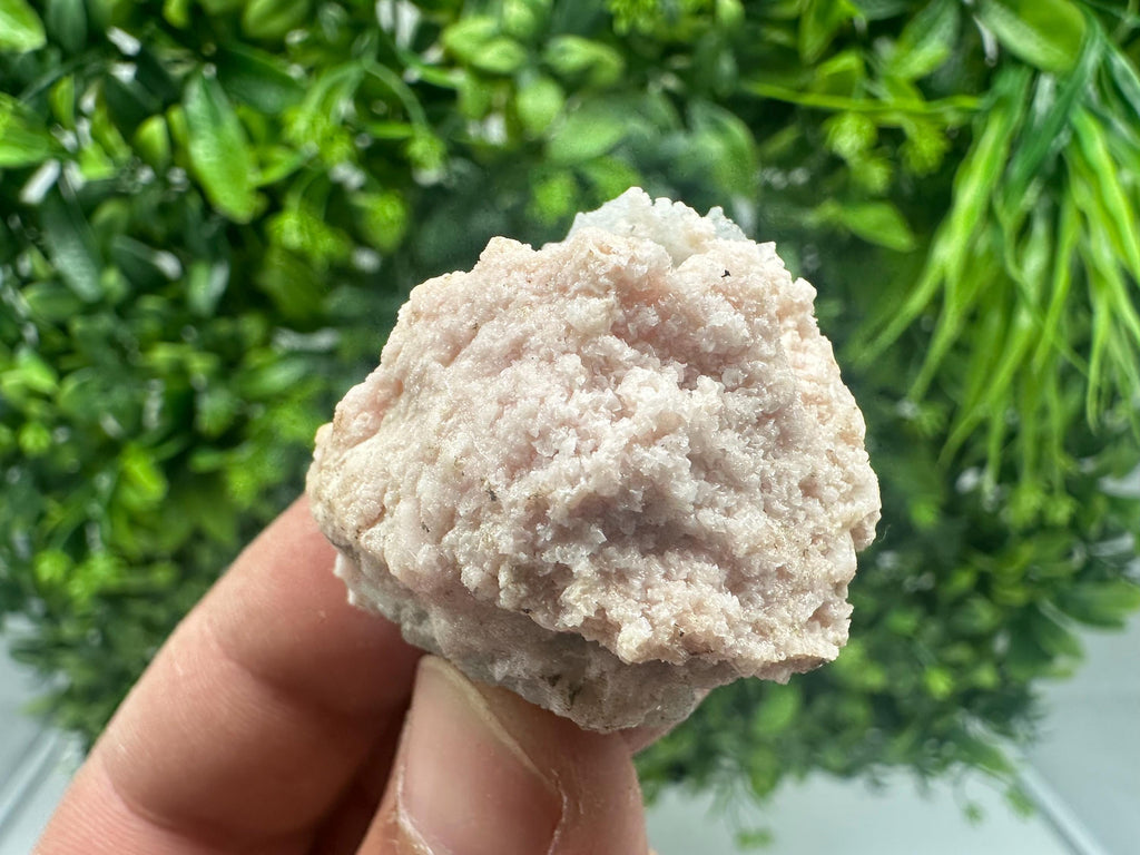 Rhodochrosite with Quartz Crystals: Starnica Mine, Bulgaria