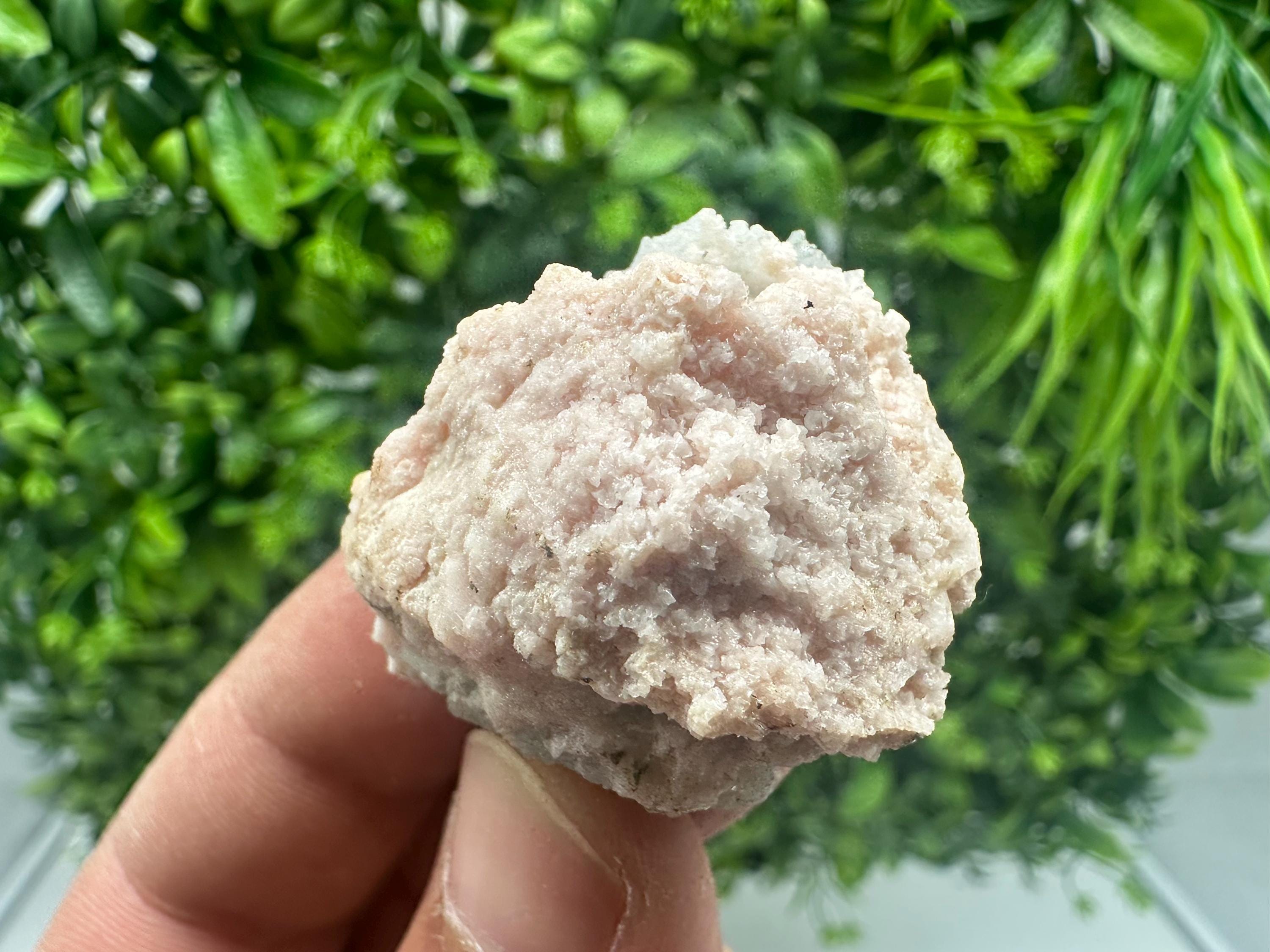 Rhodochrosite with Quartz Crystals: Starnica Mine, Bulgaria