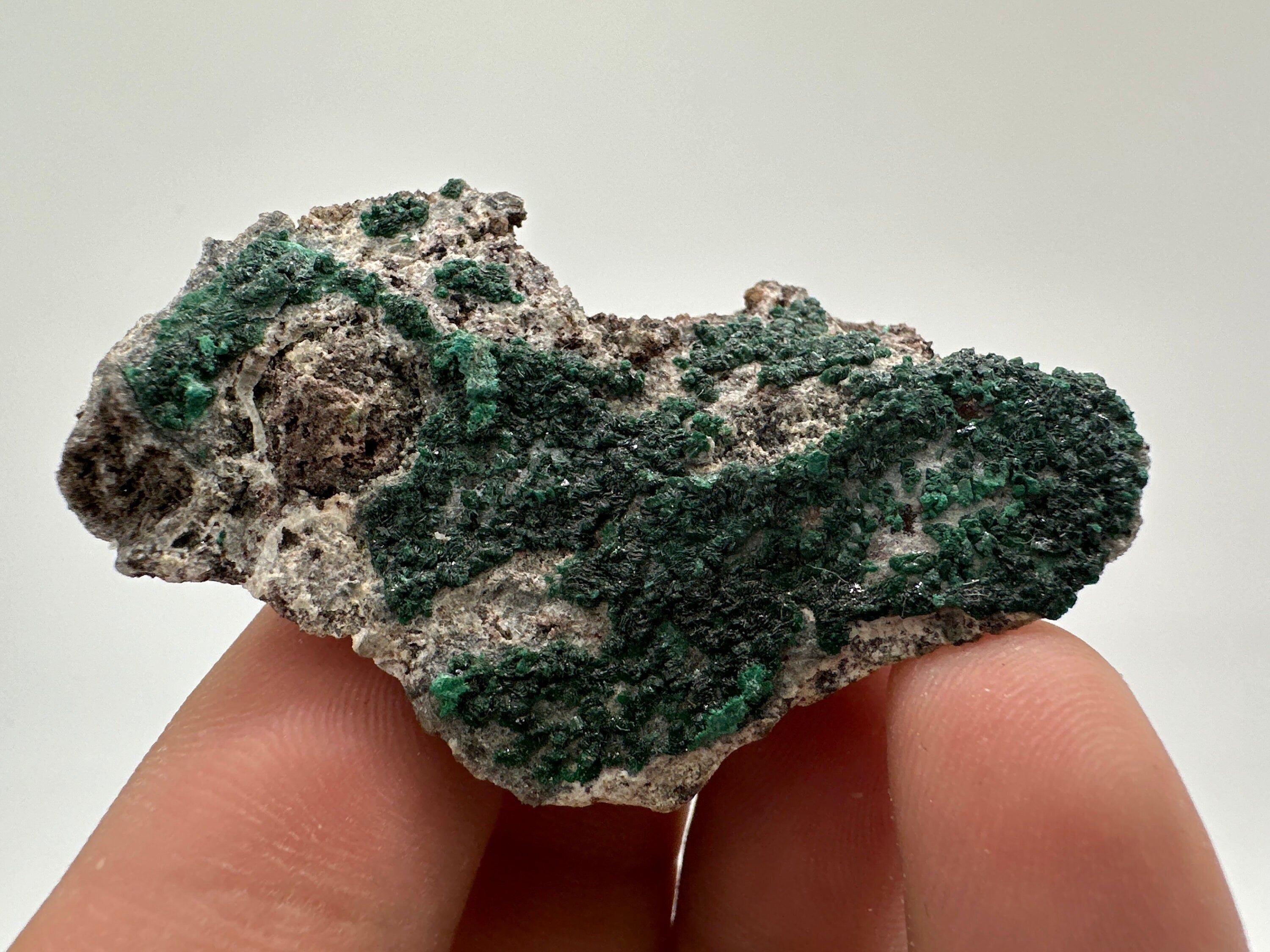Green Malachite Crystal Specimen from Congo