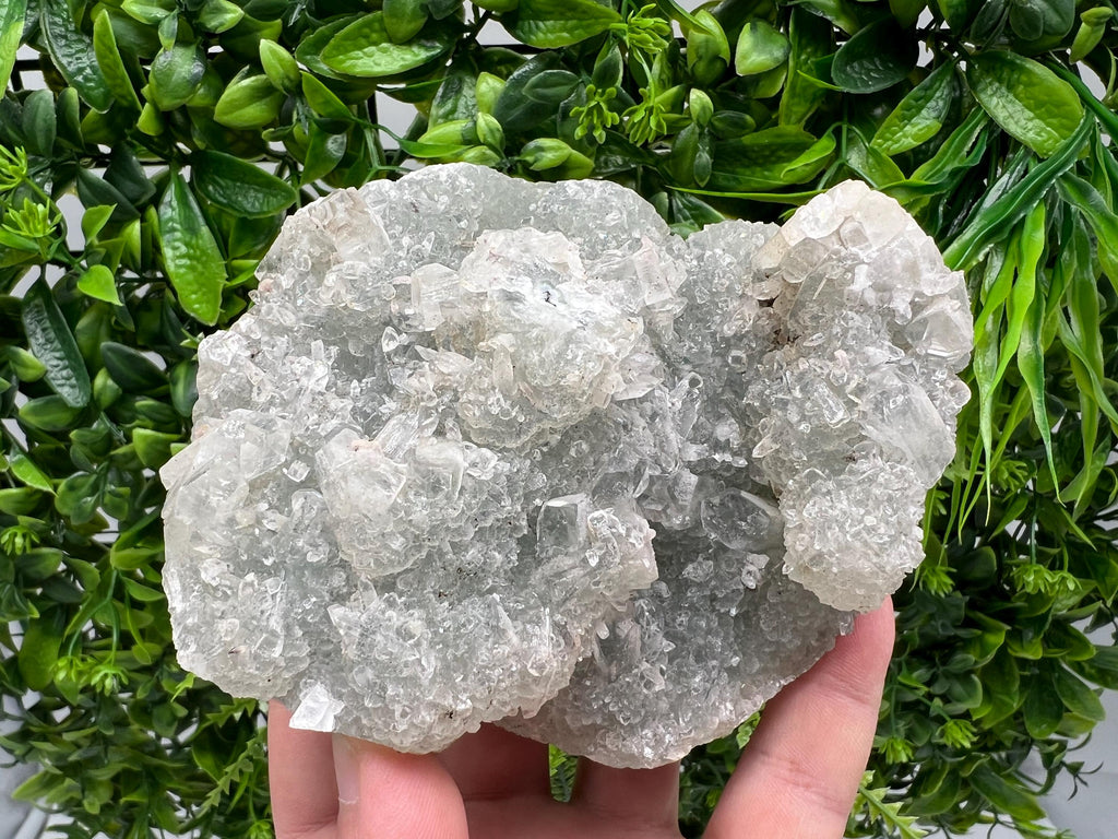 Natural Chalcedony Specimen, India Crystals, Home Decor (425 grams)