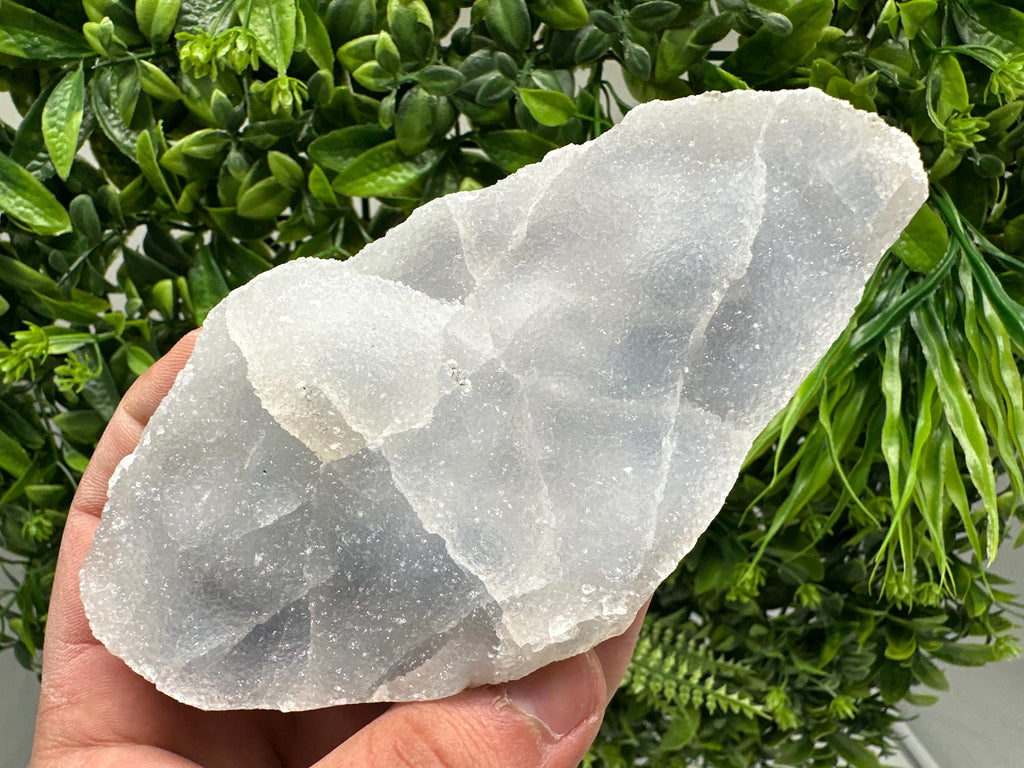 Natural Chalcedony Specimen, India Crystals, Home Decor