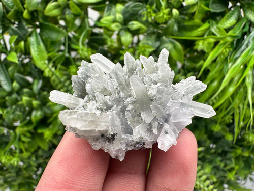 Chlorite Quartz Cluster, Borieva Mine Mineral Specimen