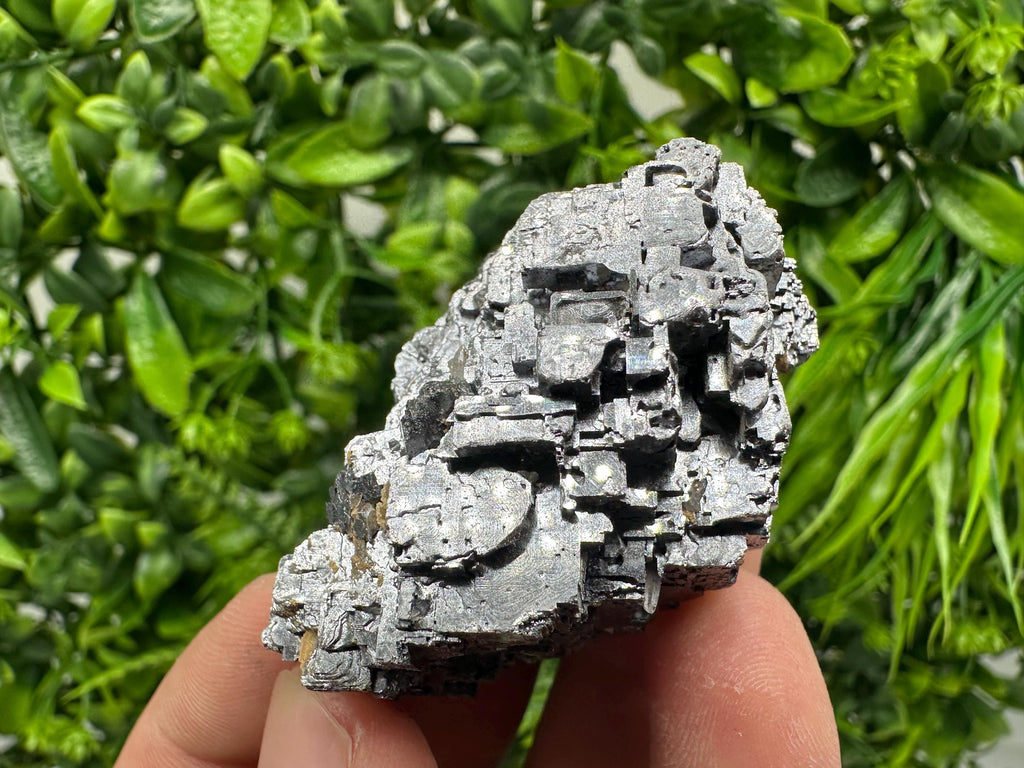 Skeletal Galena with Sphalerite and Calcite - Madan, Bulgaria