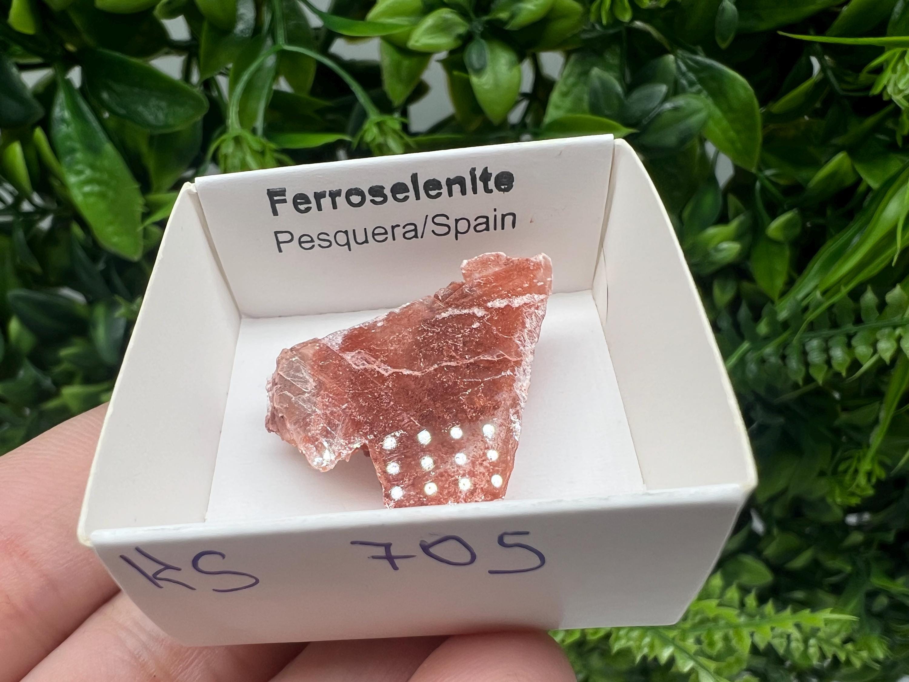 Rare Ferroselenite Crystal Specimen: La Pesquera, Spain (3/3 cm