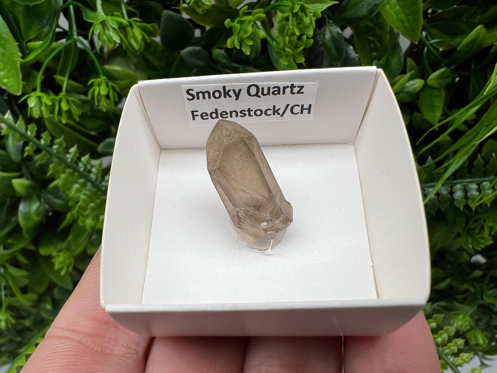Rare Smoky Quartz Point, Fedenstock Switzerland Mineral Specimen (30MM)